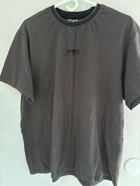 Public Supply Los Angeles  Crewneck T-Shirt - Charcoal XL 46x27